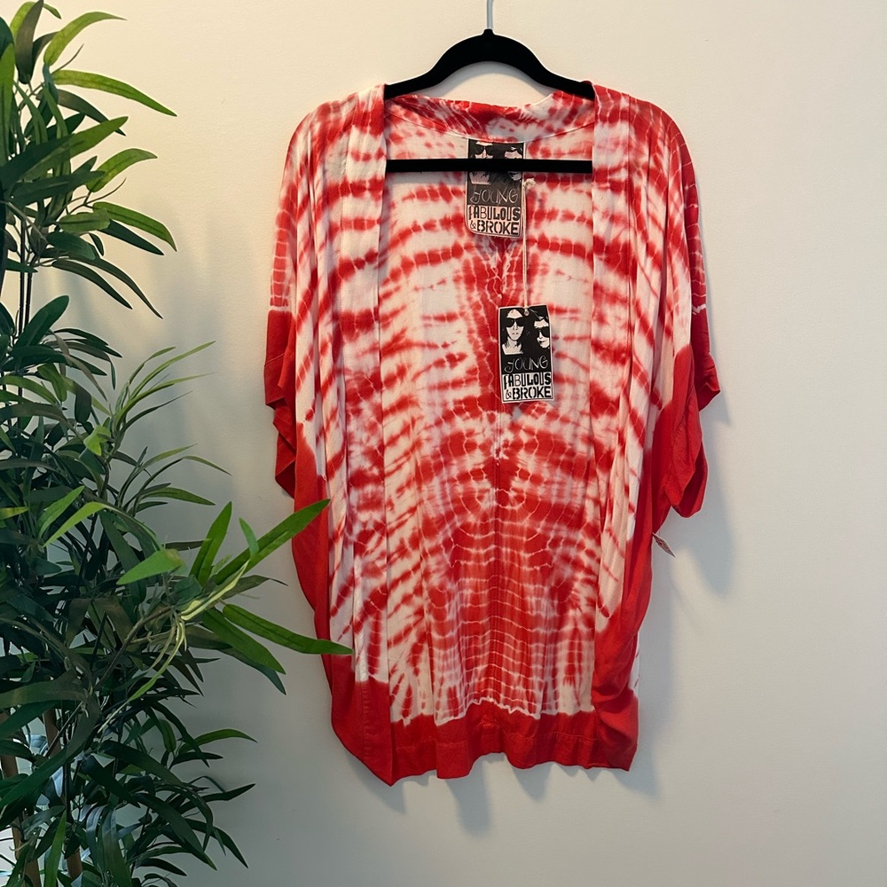 Tie dye cape